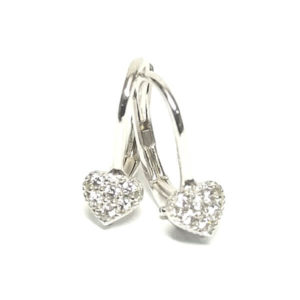 Viseči uhani SRČKI ZU056