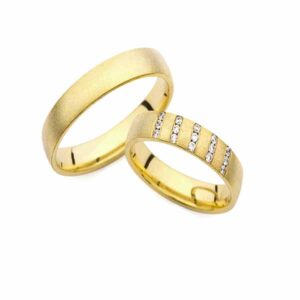 Poročna prstana ” Mat “